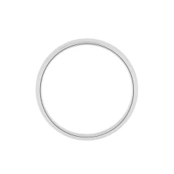 Aphroditia Demi Jonc Bombe Trouwring Wit Platina