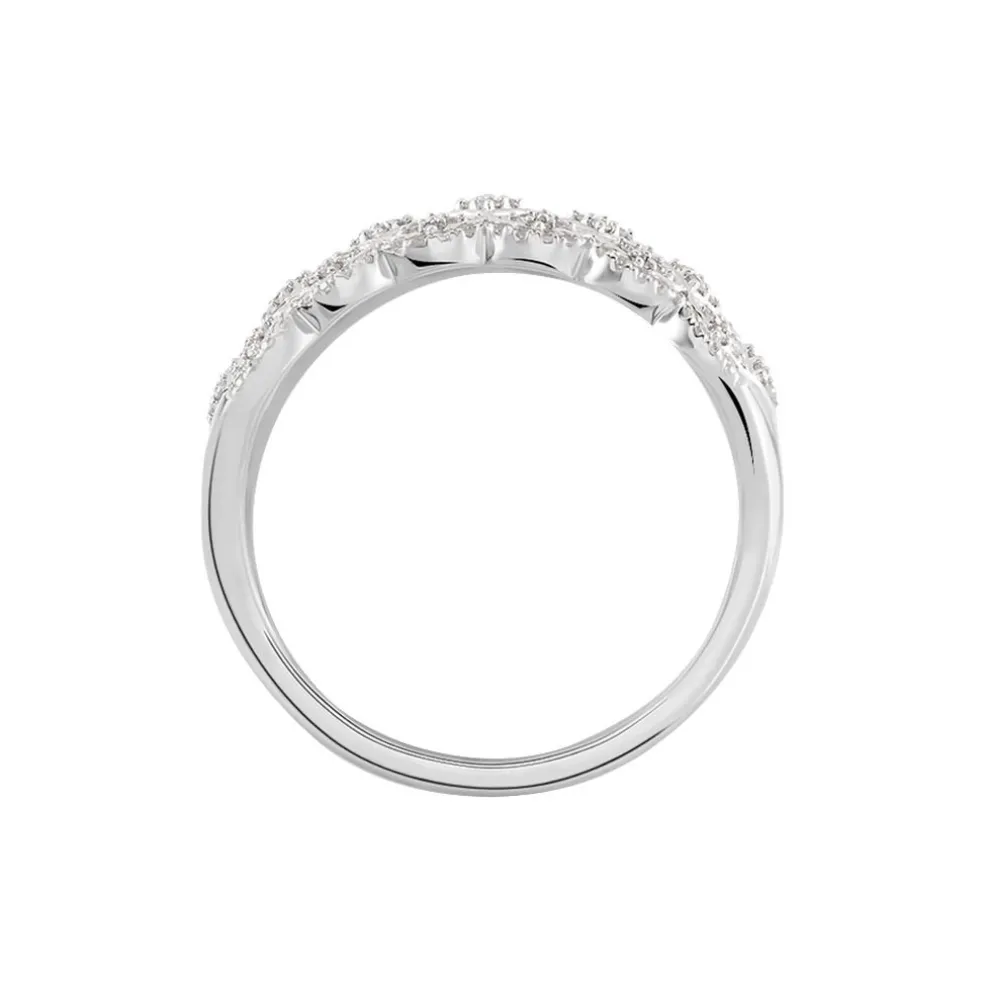 Bague Abbas Or Blanc Diamant