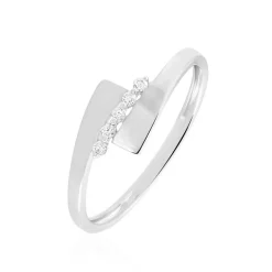 Bague Abbie Or Blanc Diamant