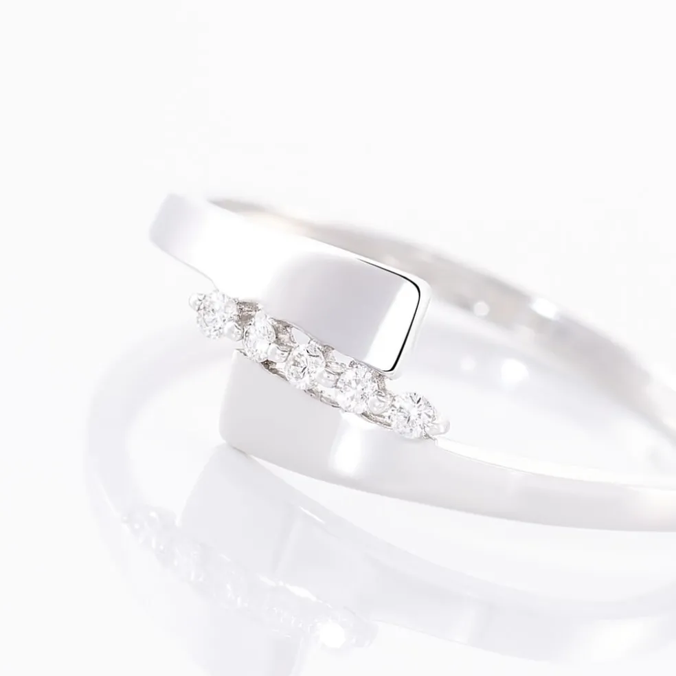 Bague Abbie Or Blanc Diamant