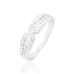 Bague Absa Or Blanc Diamant