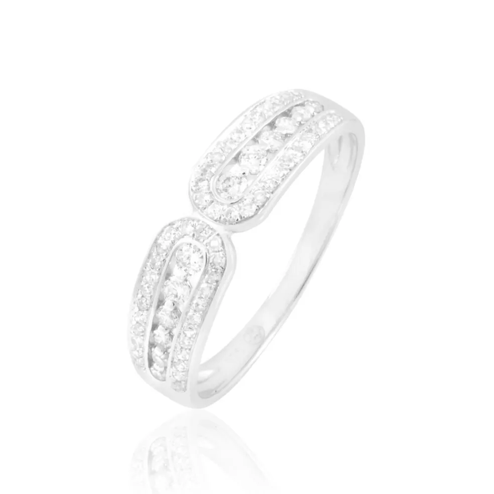 Bague Absa Or Blanc Diamant