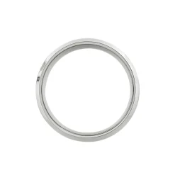 Bague Acier Blanc Tdeg Oxydes De Zirconium