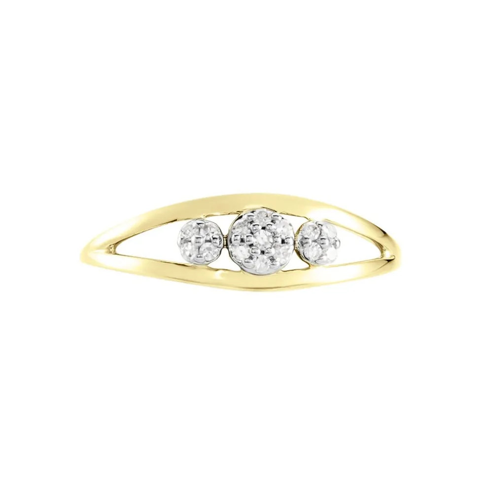 Bague Adamina Or Jaune Diamant