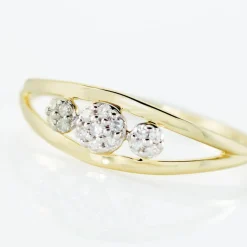 Bague Adamina Or Jaune Diamant