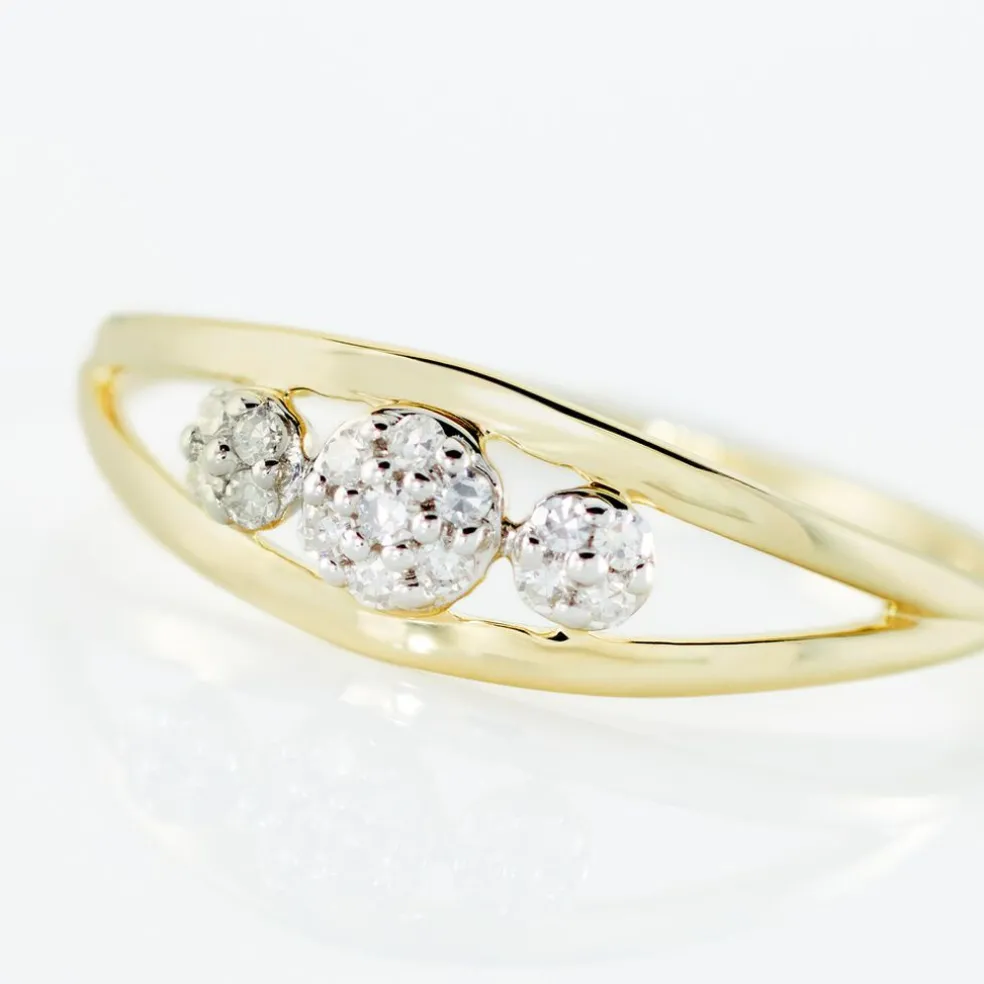 Bague Adamina Or Jaune Diamant