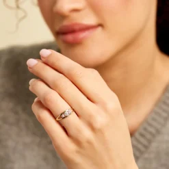 Bague Adamina Or Jaune Diamant