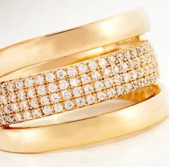 Bague Adelicia Plaqué Or Jaune Oxyde De Zirconium