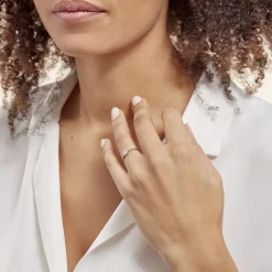 Bague Adeline Or Blanc Diamant