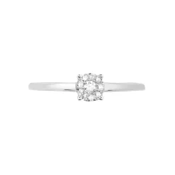 Bague Adeline Or Blanc Diamant