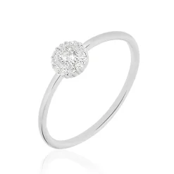 Bague Adelisa Or Blanc Diamant