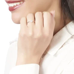 Bague Adelisa Or Blanc Diamant