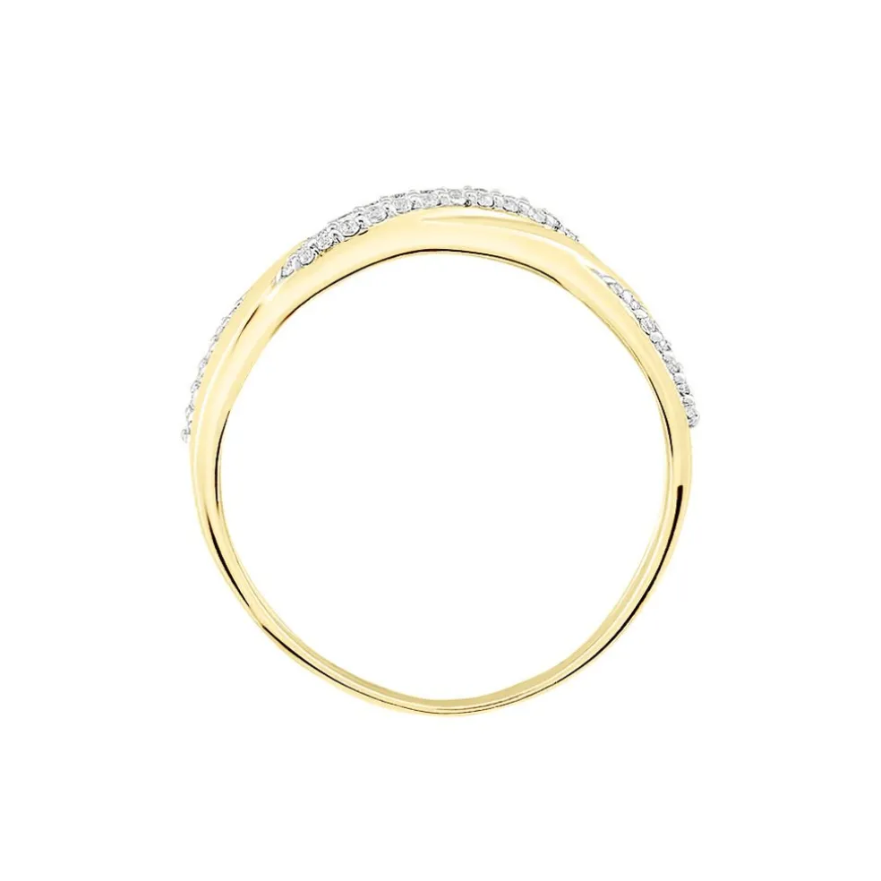 Bague Admète Or Jaune Diamant