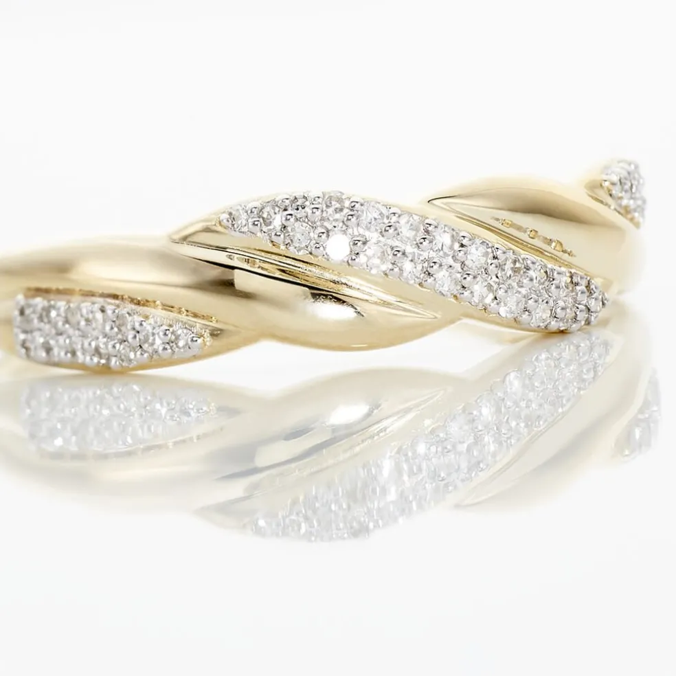 Bague Admète Or Jaune Diamant