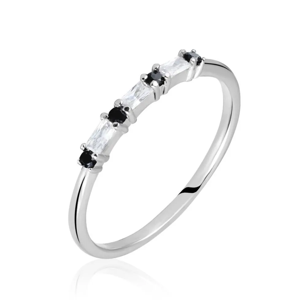 Bague Adriana Argent Blanc Oxyde De Zirconium