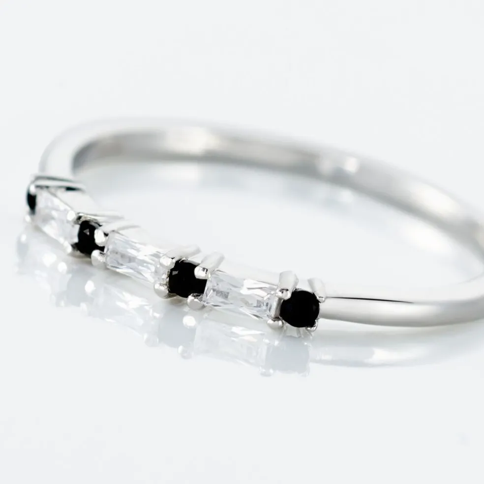 Bague Adriana Argent Blanc Oxyde De Zirconium