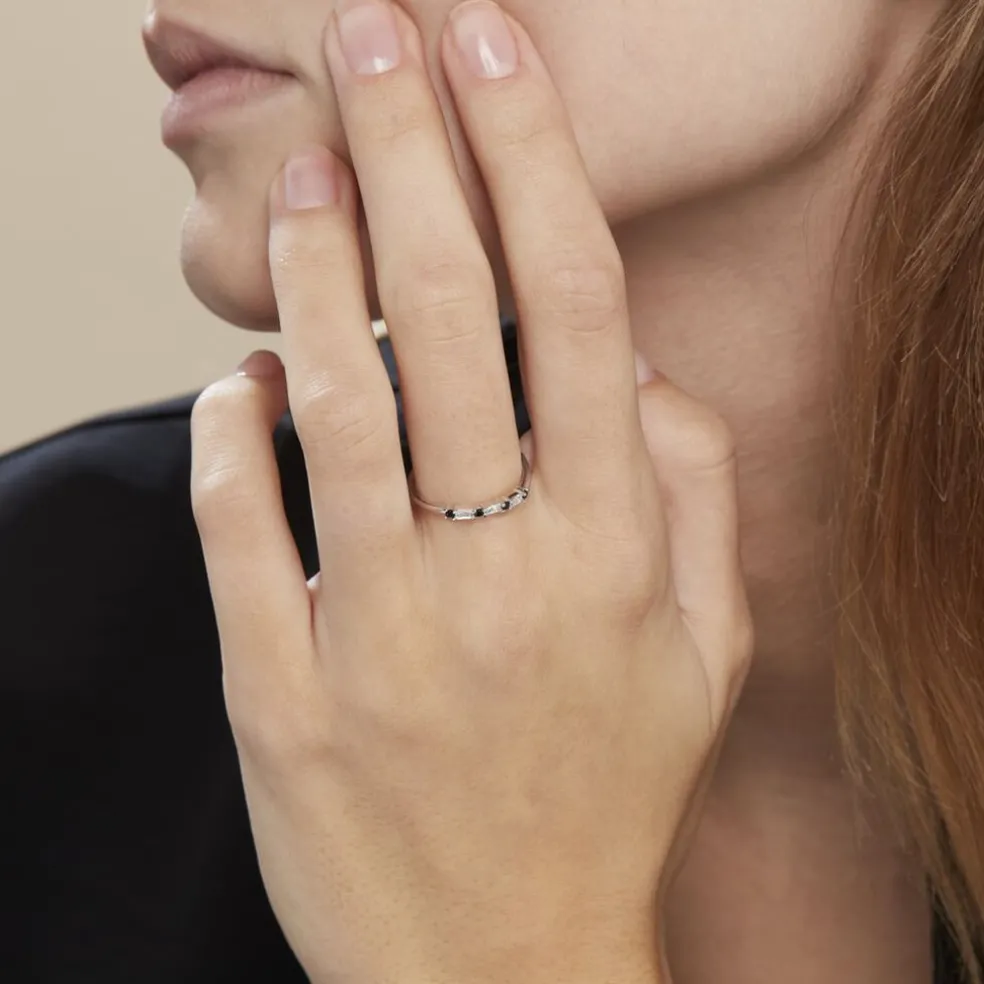 Bague Adriana Argent Blanc Oxyde De Zirconium