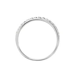 Bague Aglae Or Blanc Oxyde De Zirconium
