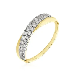 Bague Aglae Or Jaune Oxyde De Zirconium