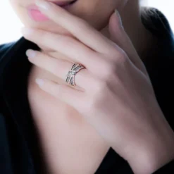 Bague Agnes Or Rose Diamant