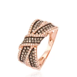 Bague Agnes Or Rose Diamant
