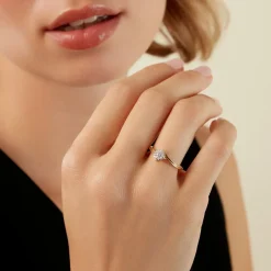 Bague Agrafena Or Jaune Diamant