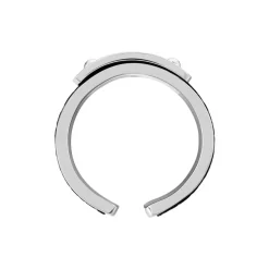 Bague Ahamd Acier Blanc