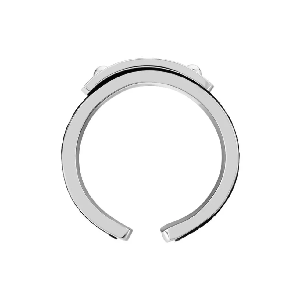 Bague Ahamd Acier Blanc