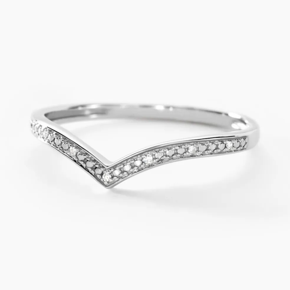 Bague Aindreas Or Blanc Diamant