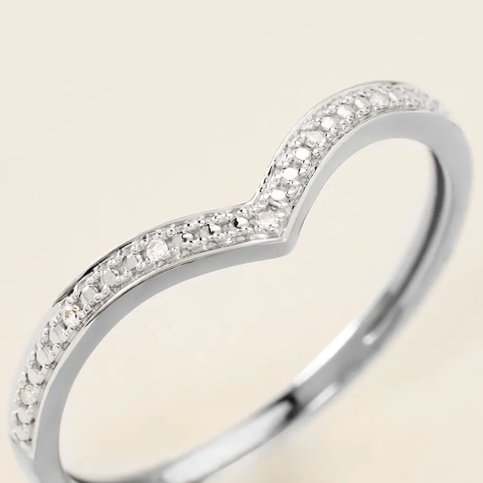 Bague Aindreas Or Blanc Diamant