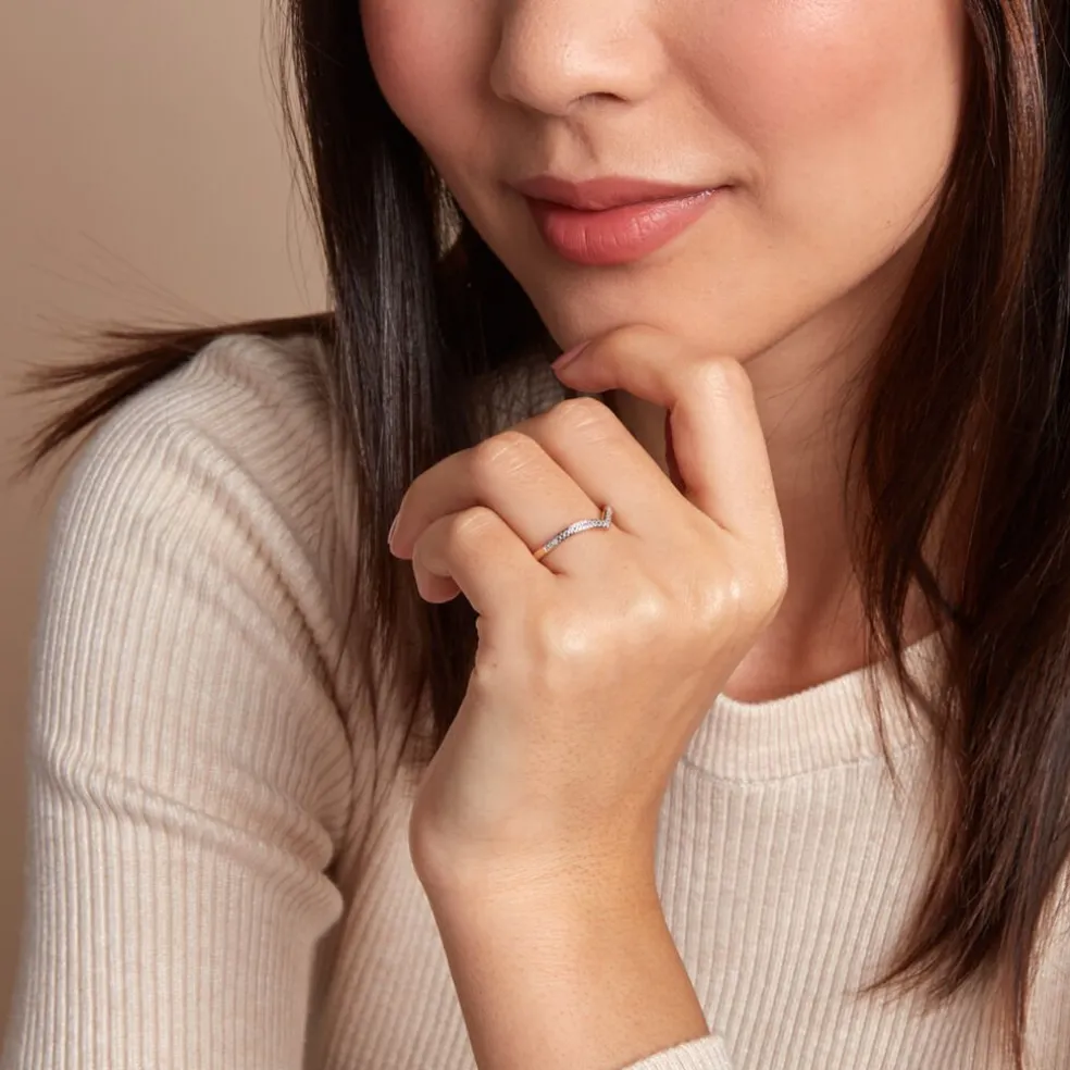 Bague Aindreas Or Blanc Diamant