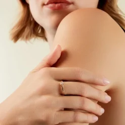 Bague Aindriu Or Jaune Diamant Synthétique