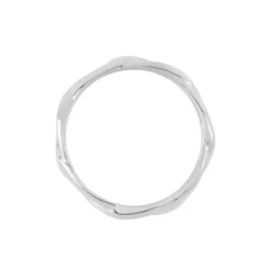 Bague Aissata Acier Blanc