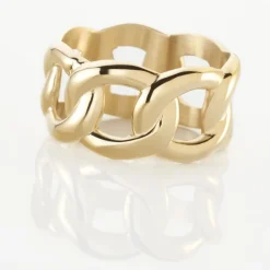 Bague Aissata Acier Dore