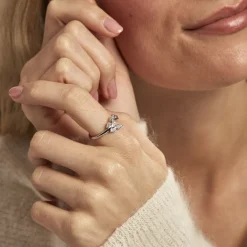 Bague Alill Argent Blanc Oxyde De Zirconium