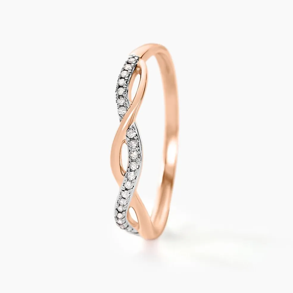 Bague Alizee Or Rose Diamant