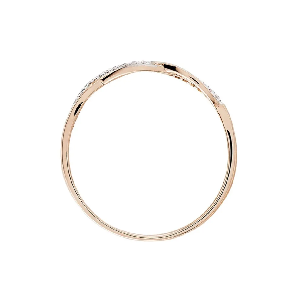 Bague Alizee Or Rose Diamant