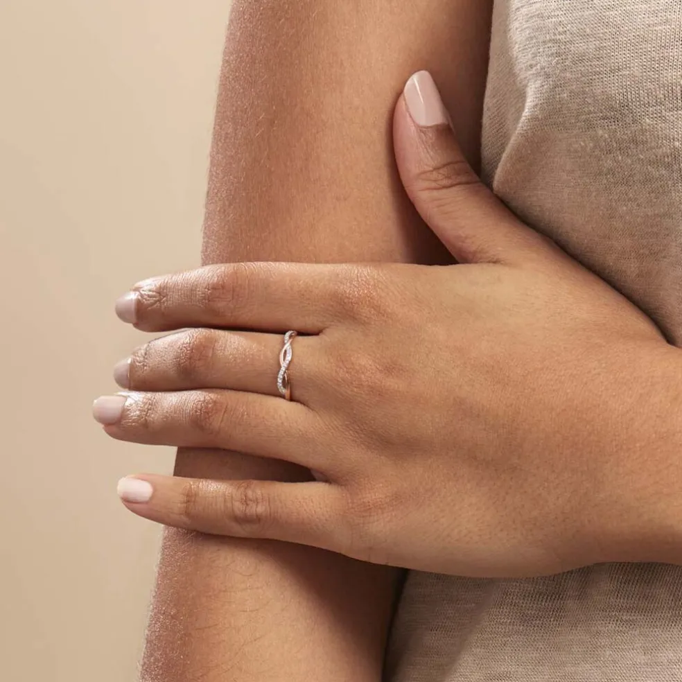 Bague Alizee Or Rose Diamant