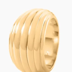 Bague Amae Plaque Or Jaune