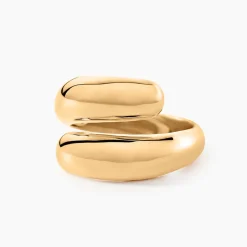 Bague Amae Plaque Or Jaune