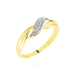 Bague Amayas Or Bicolore Diamant