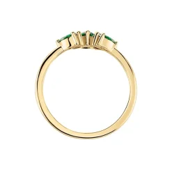 Bague Amazonia Plaqué Or Jaune Oxyde De Zirconium