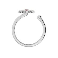 Bague Ambrose Argent Bicolore Oxyde De Zirconium