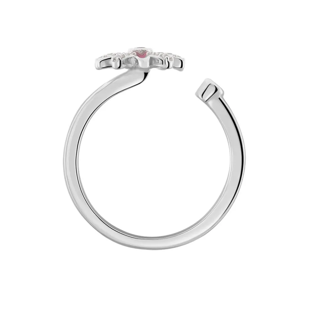 Bague Ambrose Argent Bicolore Oxyde De Zirconium