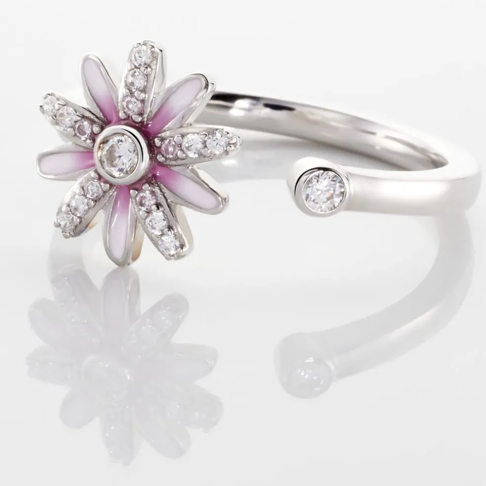 Bague Ambrose Argent Bicolore Oxyde De Zirconium