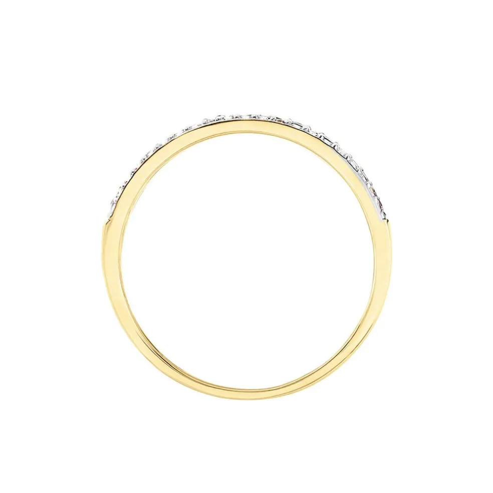 Bague Amias Or Jaune Rubis Diamant