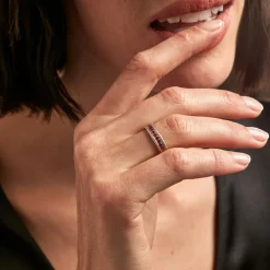 Bague Amias Or Jaune Rubis Diamant