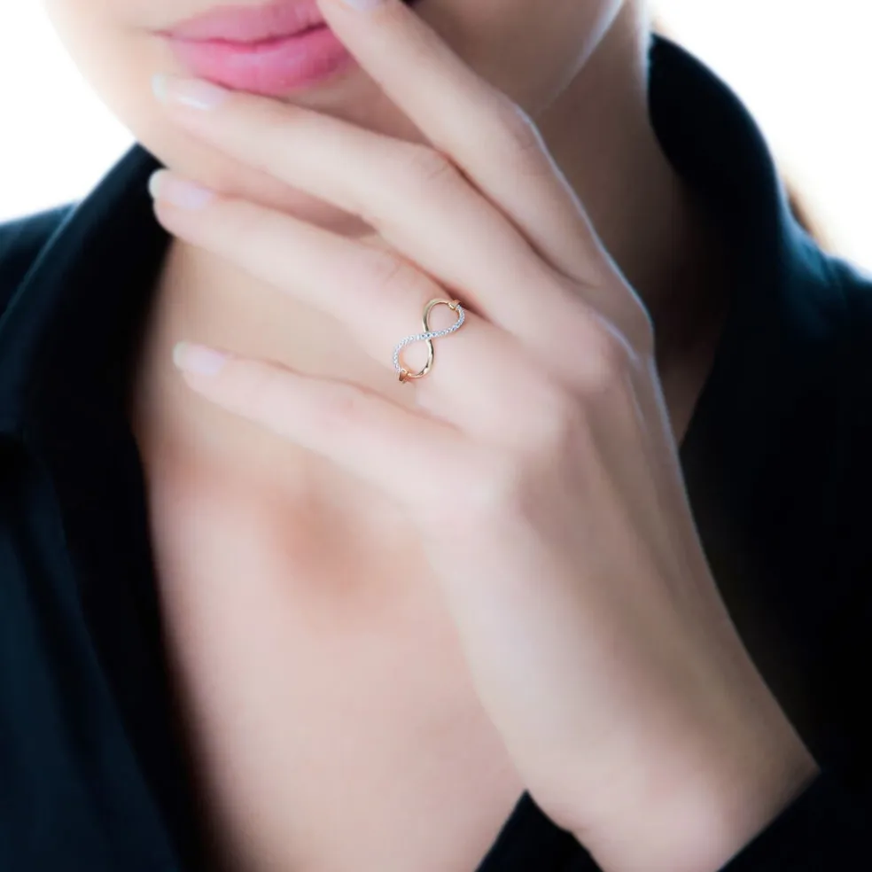 Bague Anais Or Rose Diamant