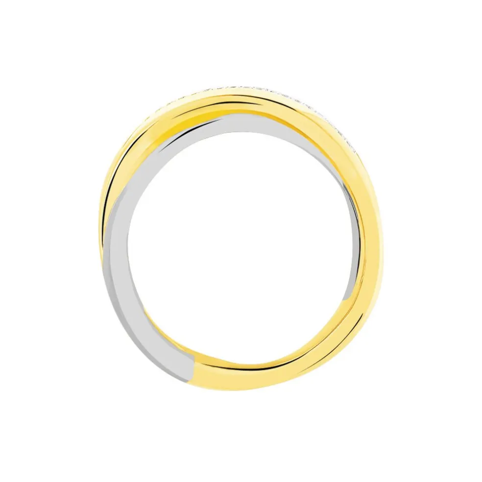 Bague Andrette Or Bicolore Diamant