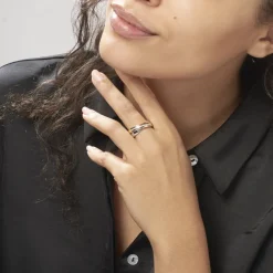 Bague Andrette Or Bicolore Diamant